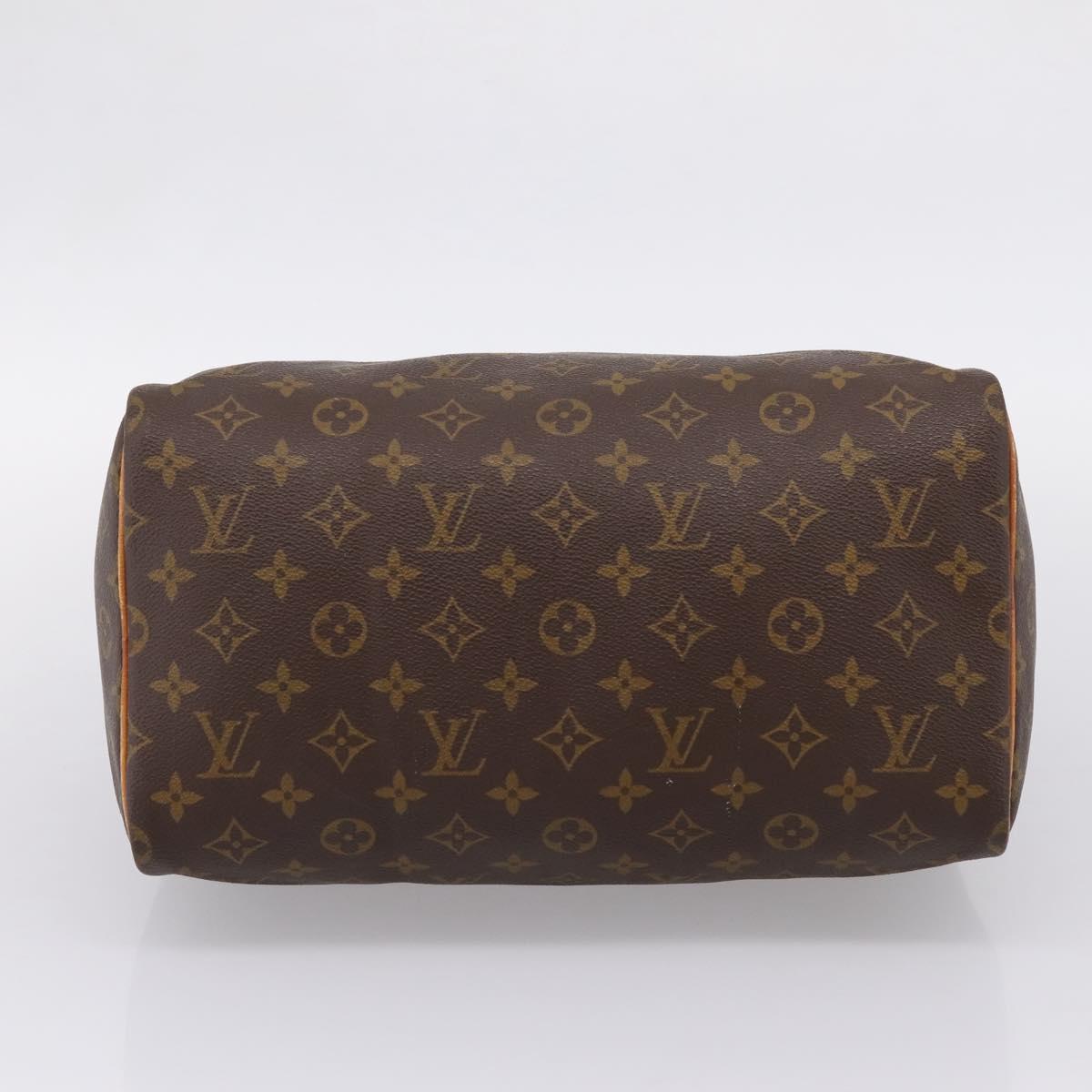 LOUIS VUITTON Monogram Speedy 30 Hand Bag M41526 LV Auth 202282A
