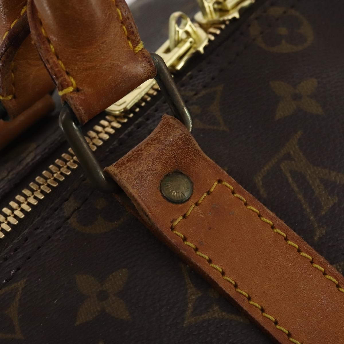 LOUIS VUITTON Monogram Keepall 50 Boston Bag M41426 LV Auth 202283A
