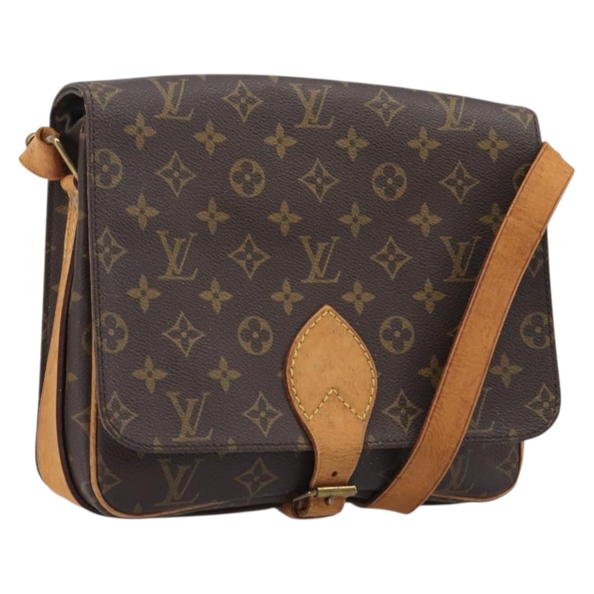 LOUIS VUITTON Monogram Cartouchiere GM Shoulder Bag M51252 LV Auth 202286