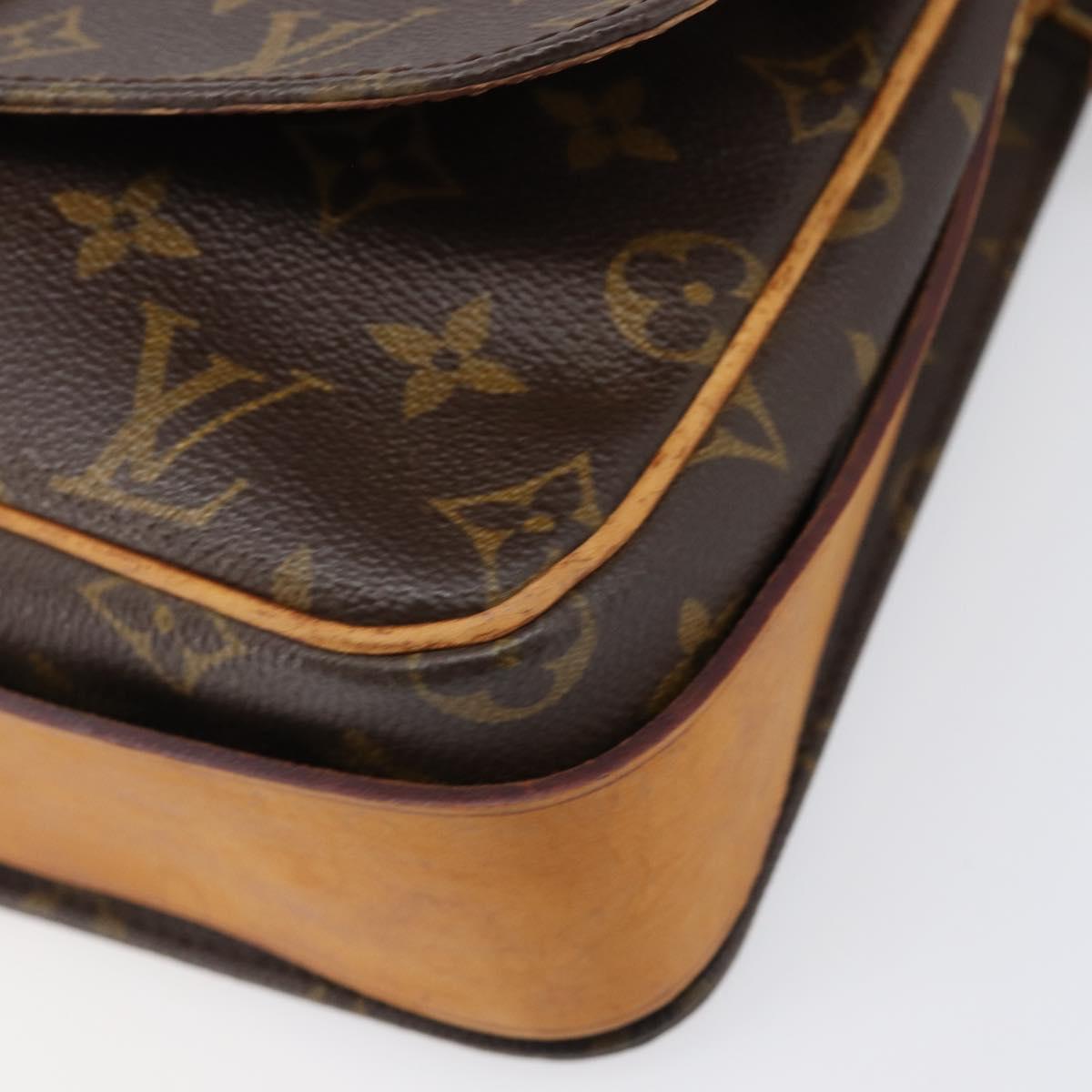 LOUIS VUITTON Monogram Cartouchiere GM Shoulder Bag M51252 LV Auth 202286