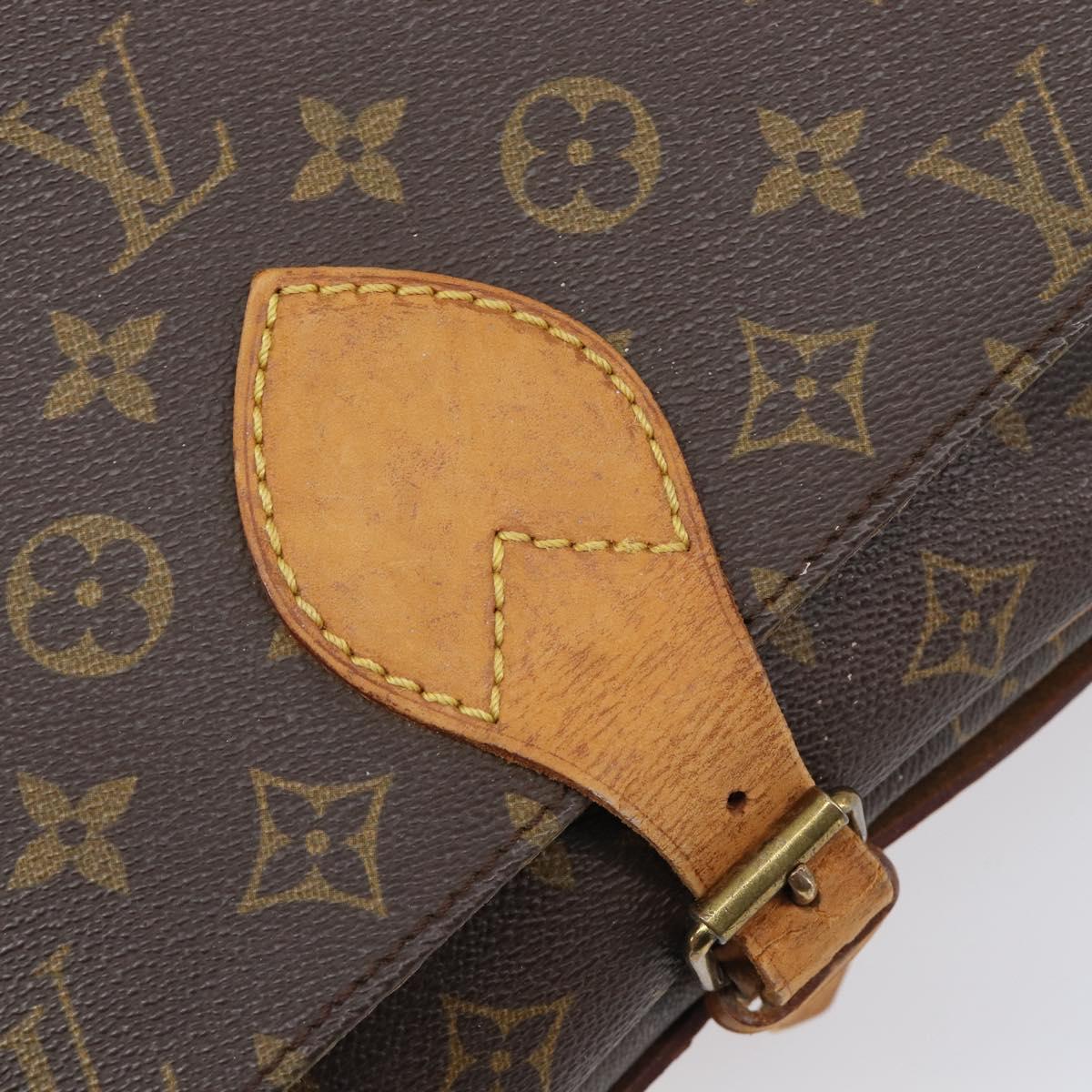 LOUIS VUITTON Monogram Cartouchiere GM Shoulder Bag M51252 LV Auth 202286