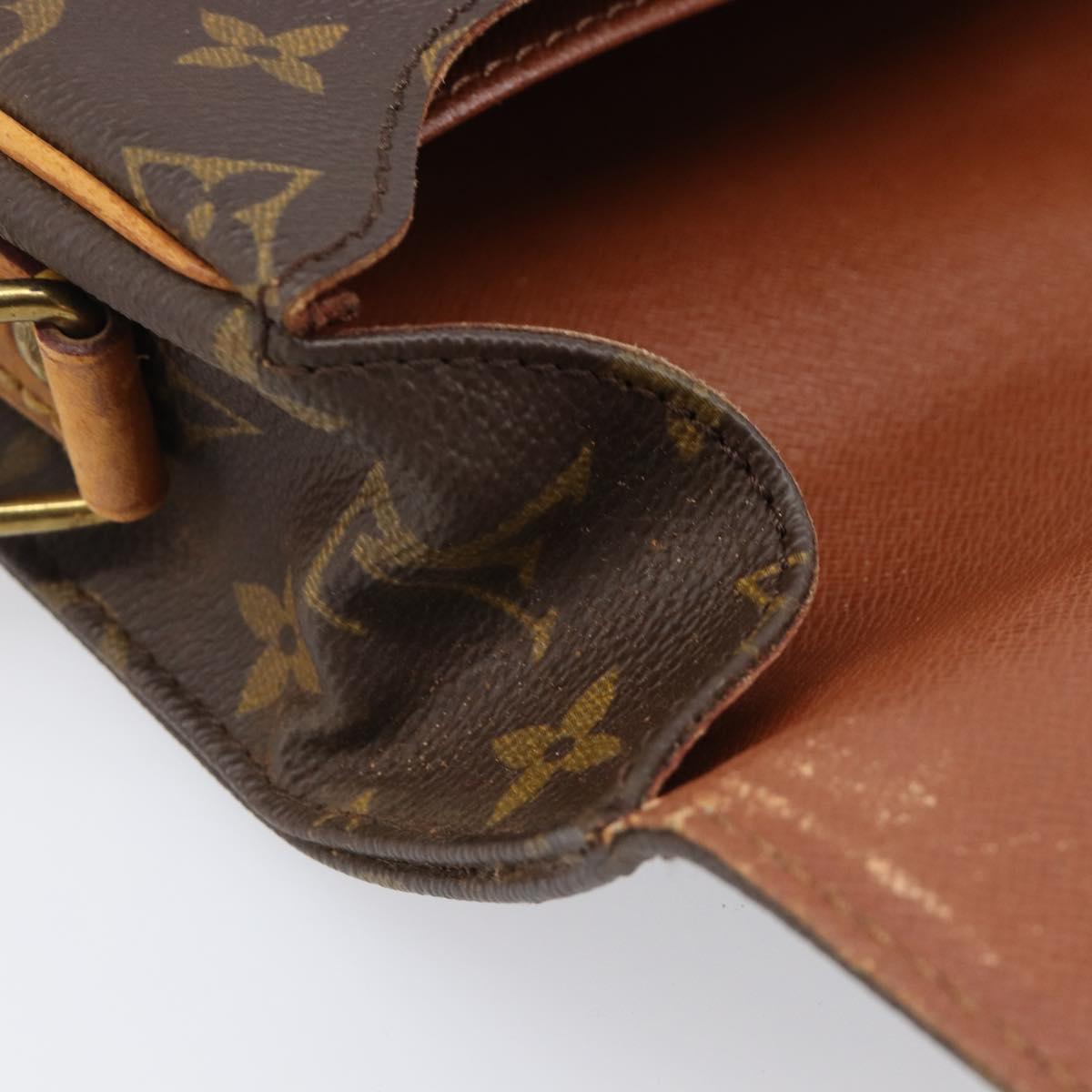 LOUIS VUITTON Monogram Cartouchiere GM Shoulder Bag M51252 LV Auth 202286