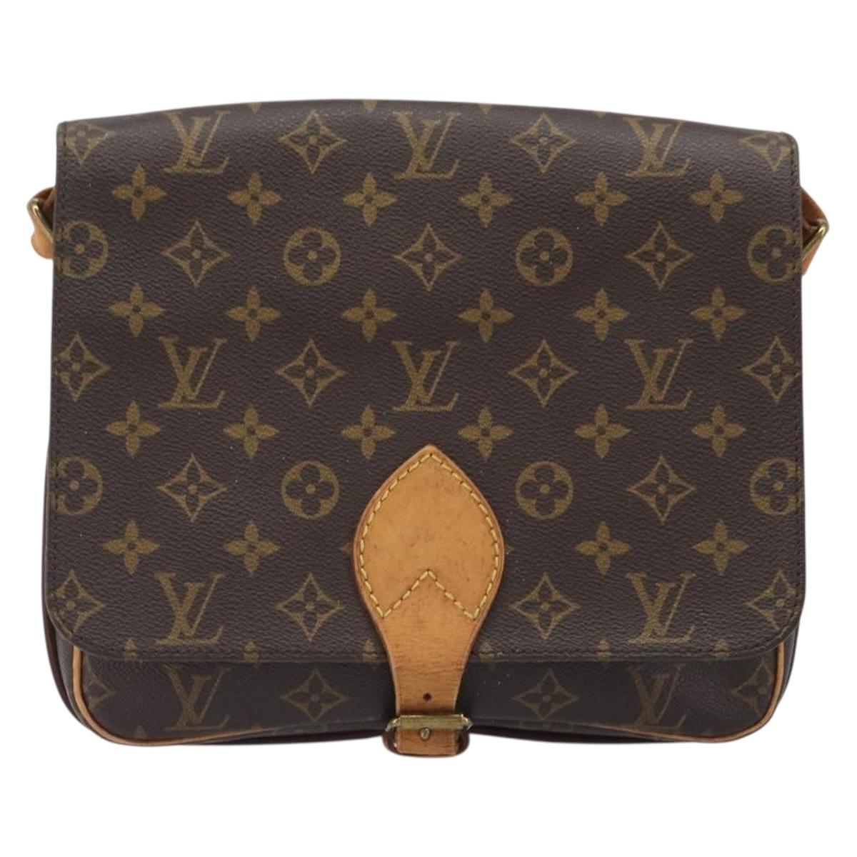 LOUIS VUITTON Monogram Cartouchiere GM Shoulder Bag M51252 LV Auth 202286