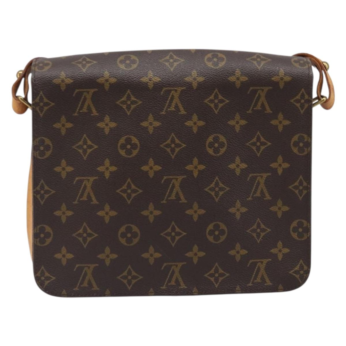 LOUIS VUITTON Monogram Cartouchiere GM Shoulder Bag M51252 LV Auth 202286