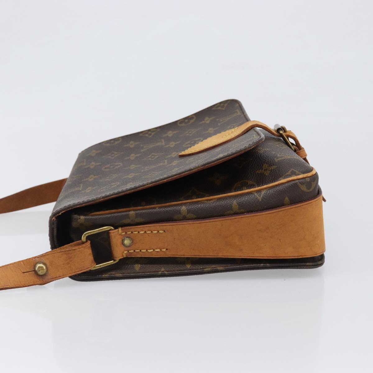 LOUIS VUITTON Monogram Cartouchiere GM Shoulder Bag M51252 LV Auth 202286