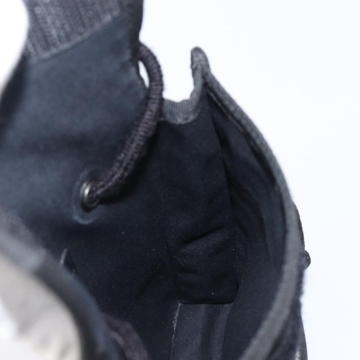 BALENCIAGA Explorer Shoulder Bag Canvas Black White 532298 Auth 202287A