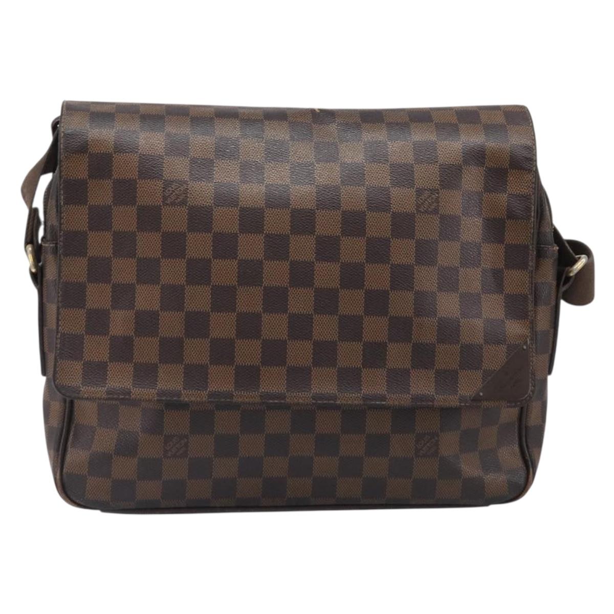 LOUIS VUITTON Damier Ebene Shelton MM Shoulder Bag N41149 LV Auth 202289