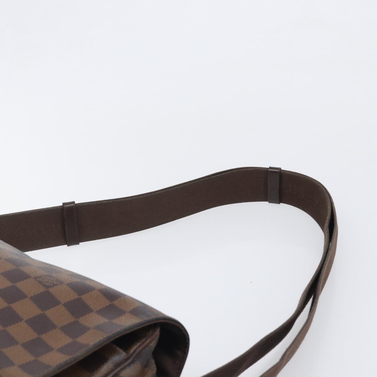 LOUIS VUITTON Damier Ebene Shelton MM Shoulder Bag N41149 LV Auth 202289