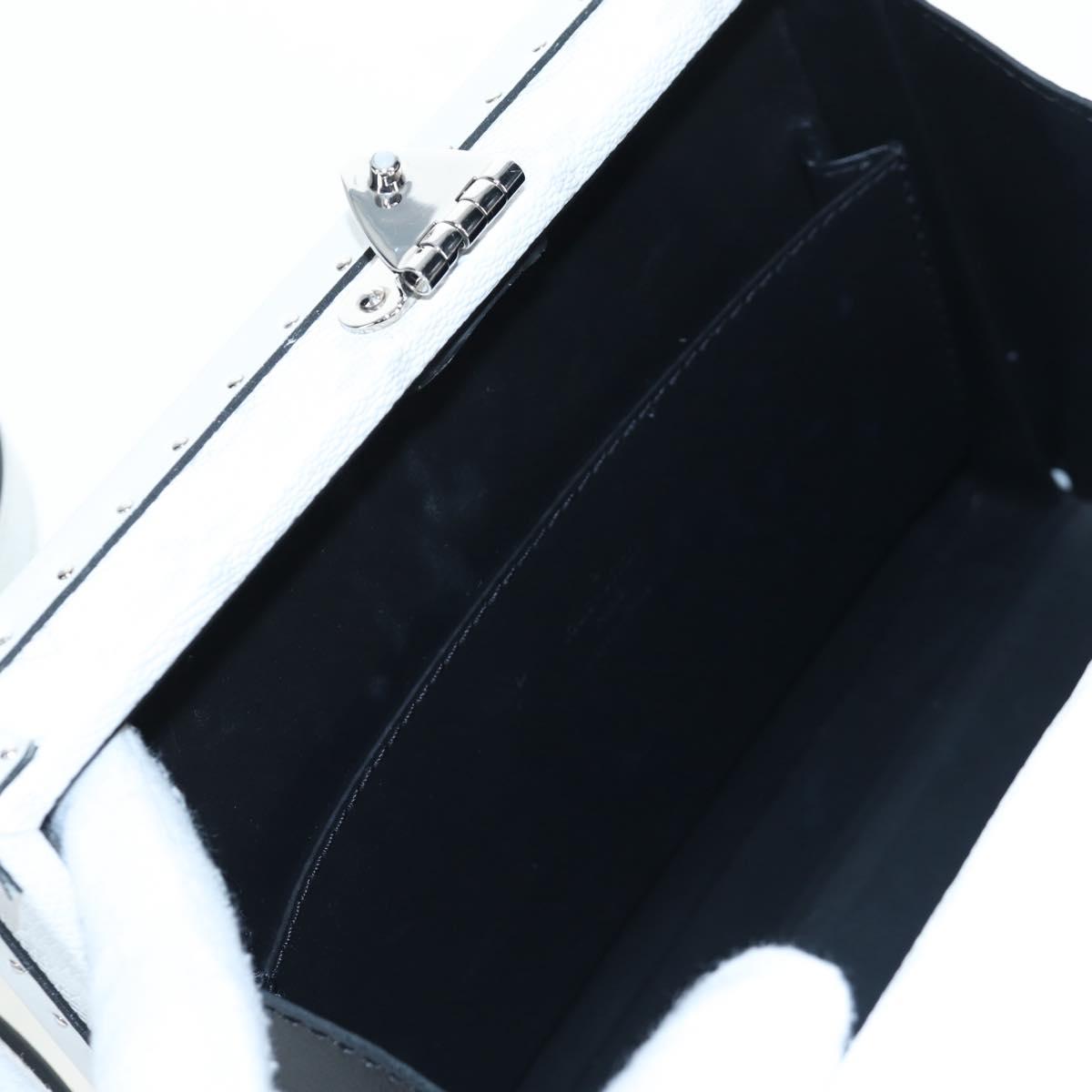 LOUIS VUITTON Tiger Lama Monogram Clutch Box White LV Auth 202290SAM