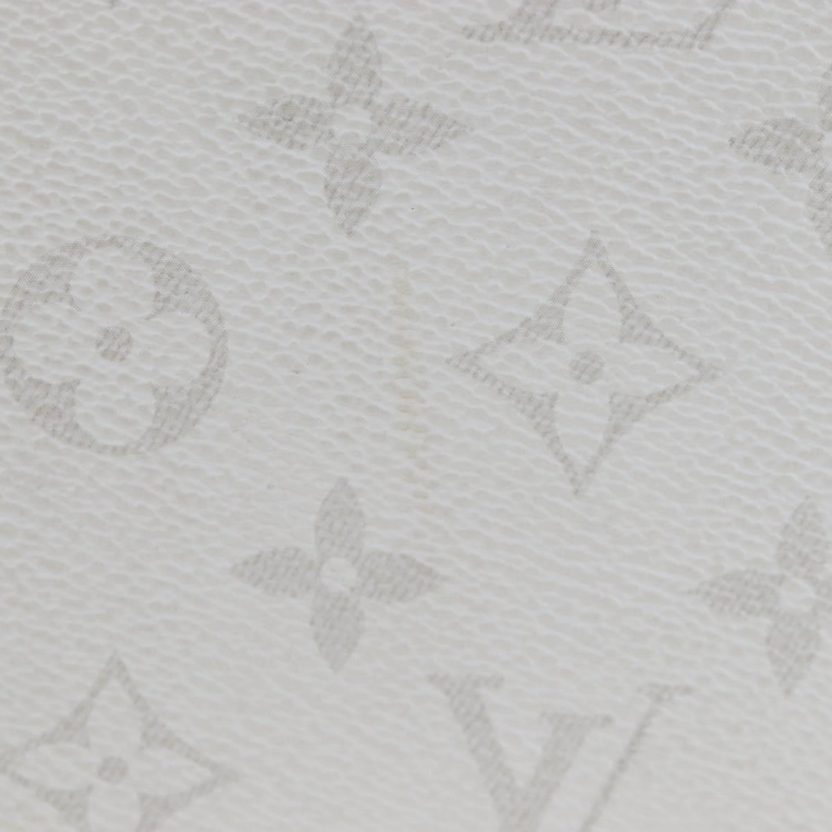LOUIS VUITTON Tiger Lama Monogram Clutch Box White LV Auth 202290SAM