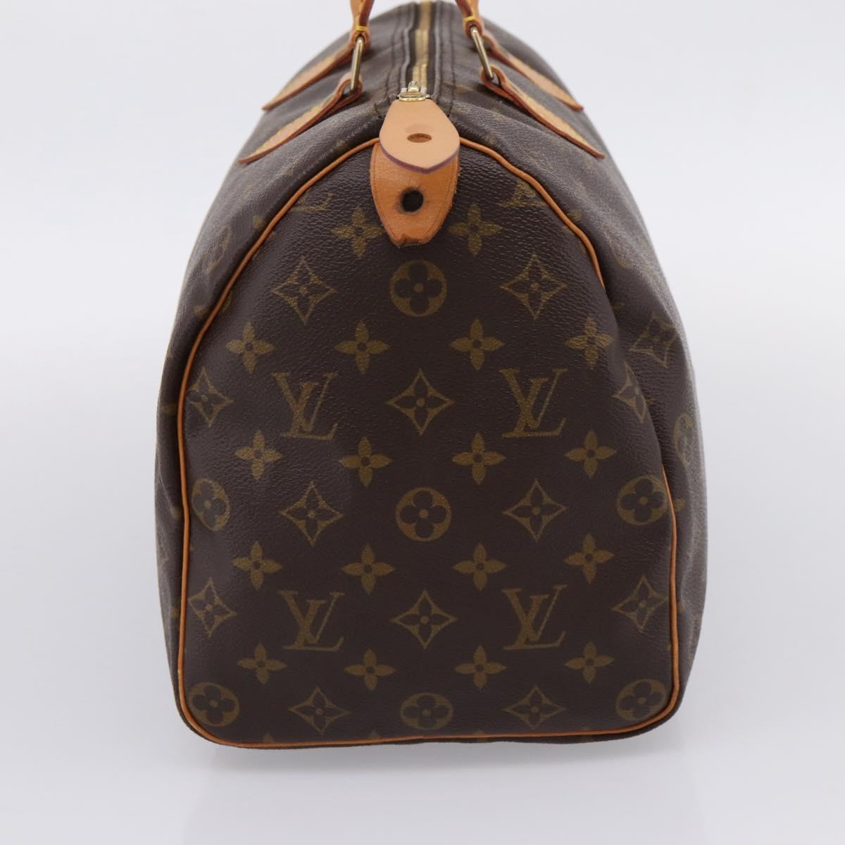 LOUIS VUITTON Monogram Speedy 35 Hand Bag M41524 LV Auth 202296V