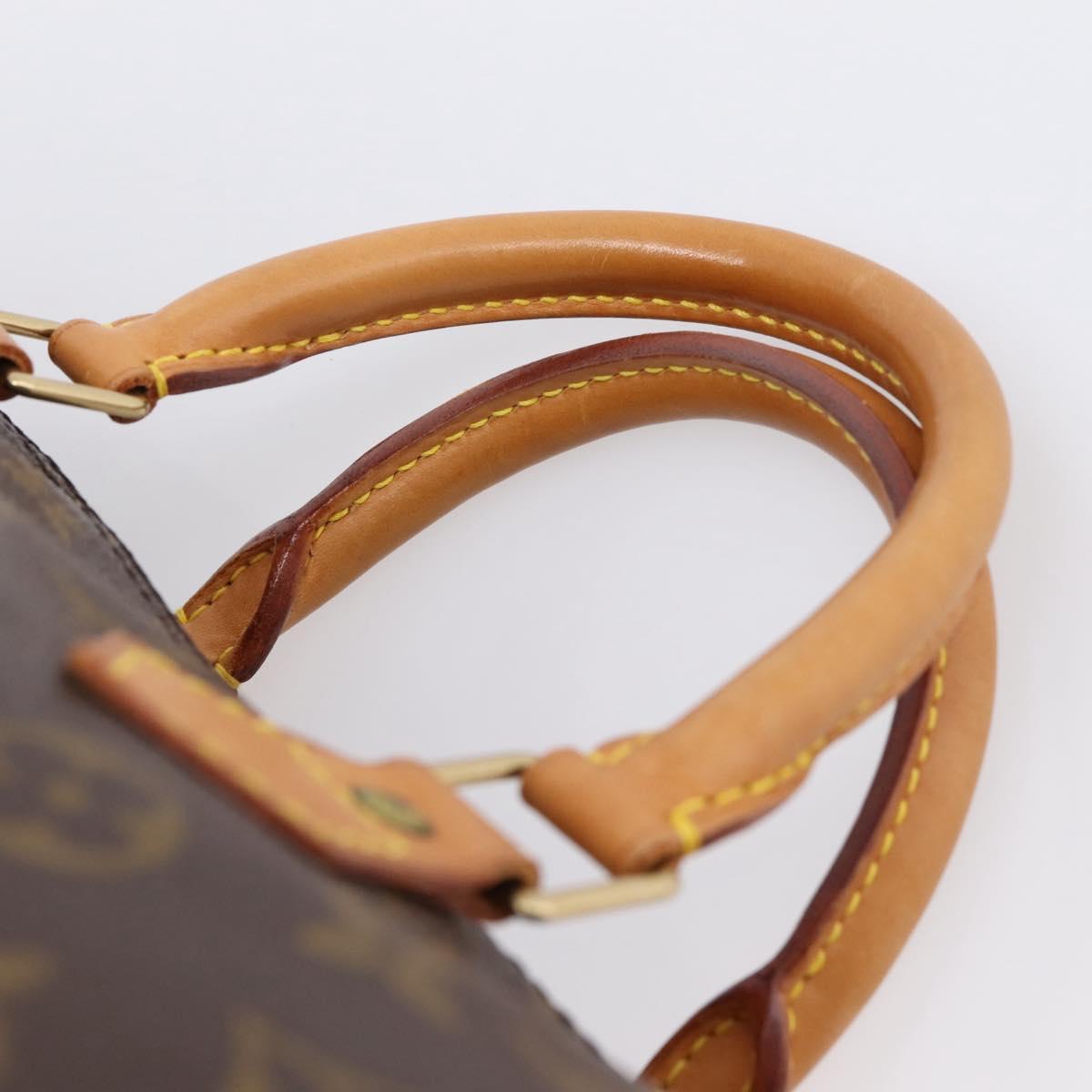 LOUIS VUITTON Monogram Speedy 35 Hand Bag M41524 LV Auth 202296V