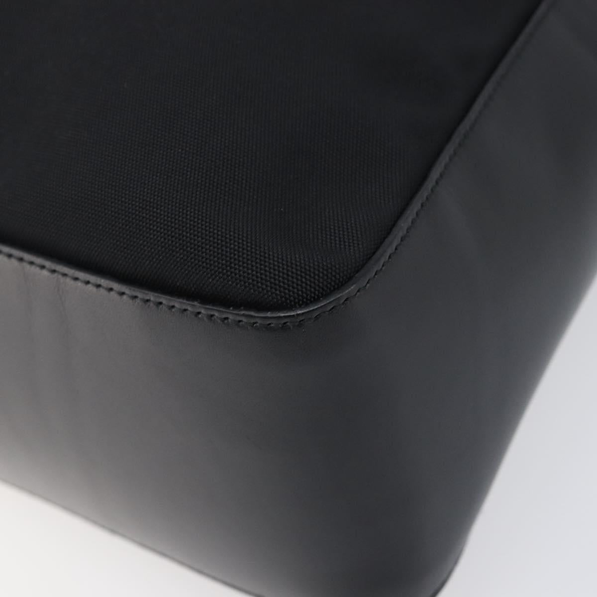 GUCCI Shoulder Bag Canvas Black Silver 001 3766 Auth 202299A