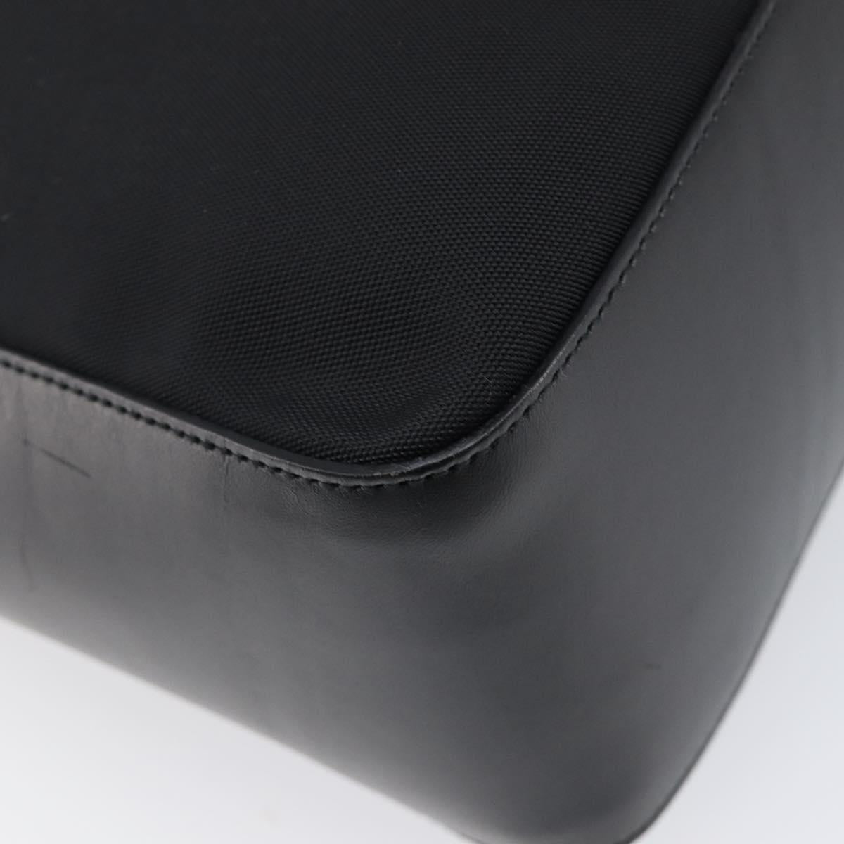 GUCCI Shoulder Bag Canvas Black Silver 001 3766 Auth 202299A