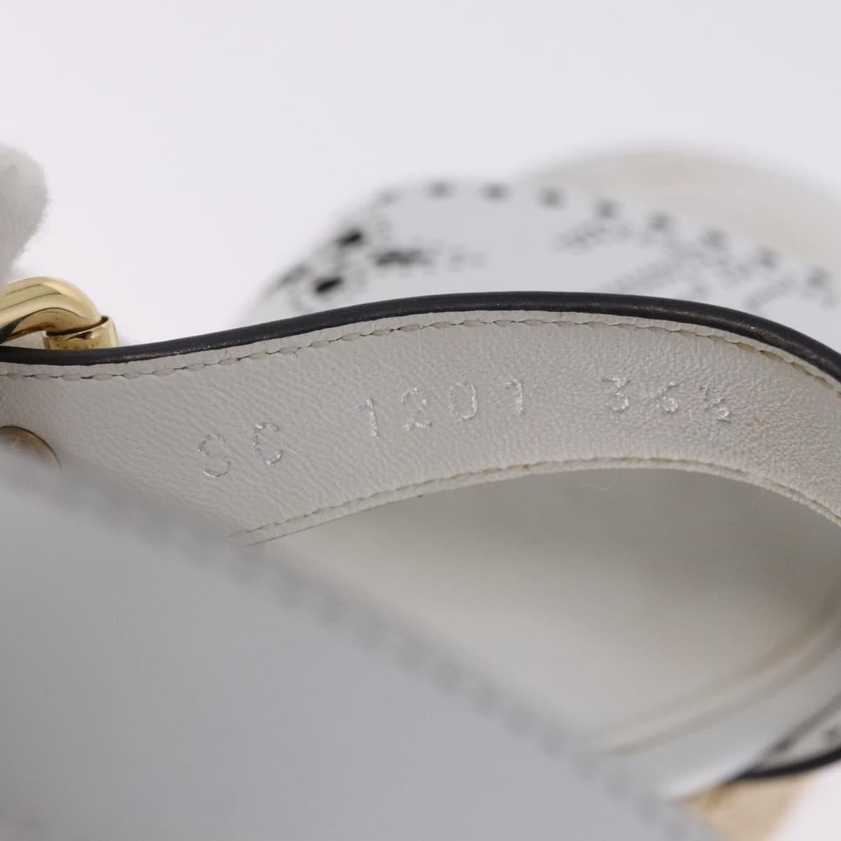 LOUIS VUITTON Star Board Line Sandals Leather White LV Auth 202318M