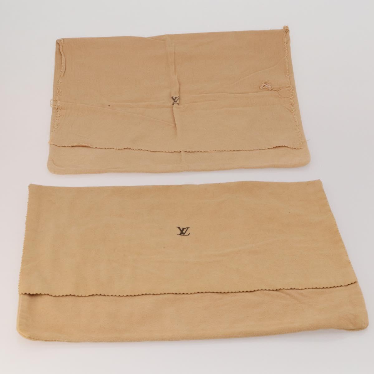 LOUIS VUITTON Dust Bag Cotton Set of 20 Beige LV Auth 202401