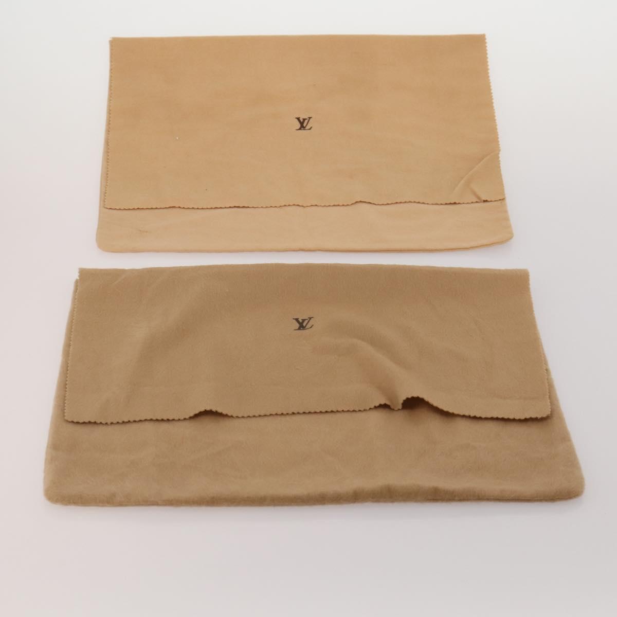 LOUIS VUITTON Dust Bag Cotton Set of 20 Beige LV Auth 202401
