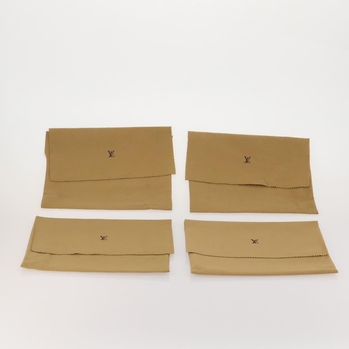 LOUIS VUITTON Dust Bag Cotton 30 set Beige LV Auth 202403