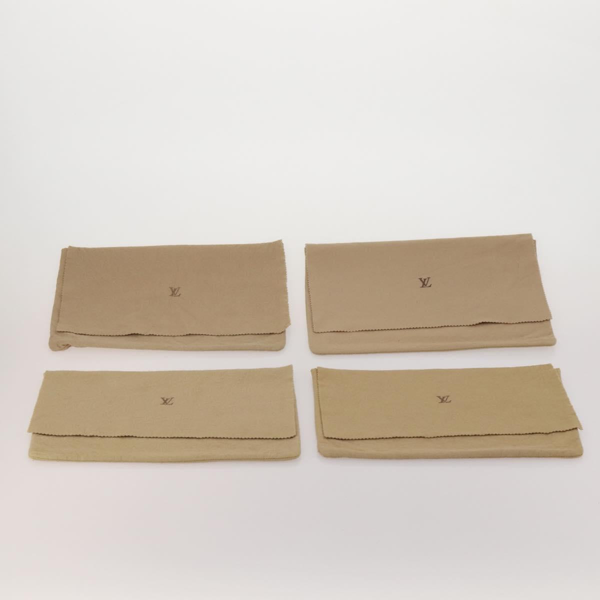 LOUIS VUITTON Dust Bag Cotton 30 set Beige LV Auth 202403