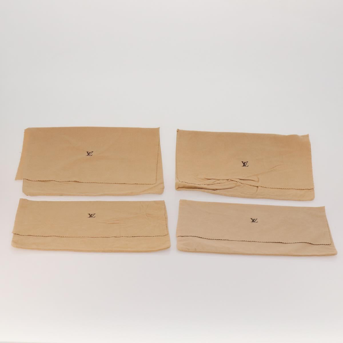 LOUIS VUITTON Dust Bag Cotton 30 Set Beige LV Auth 202404