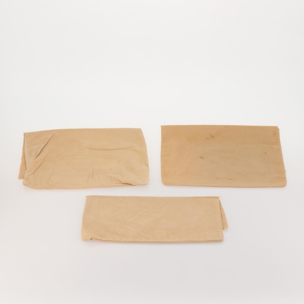 LOUIS VUITTON Dust Bag Cotton 30 Set Beige LV Auth 202404
