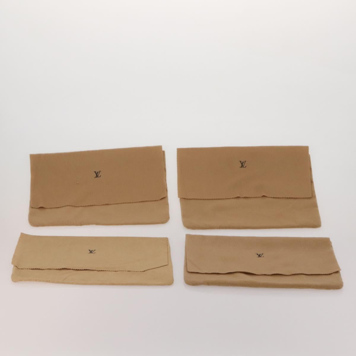 LOUIS VUITTON Dust Bag Cotton 30 Set Beige LV Auth 202404