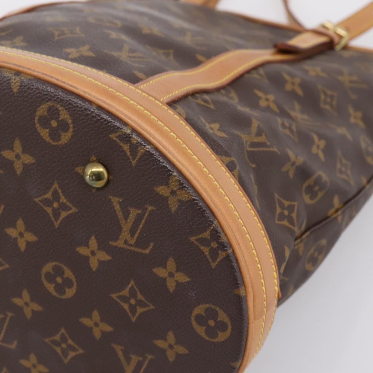 LOUIS VUITTON Monogram Bucket GM Shoulder Bag M42236 LV Auth 202456