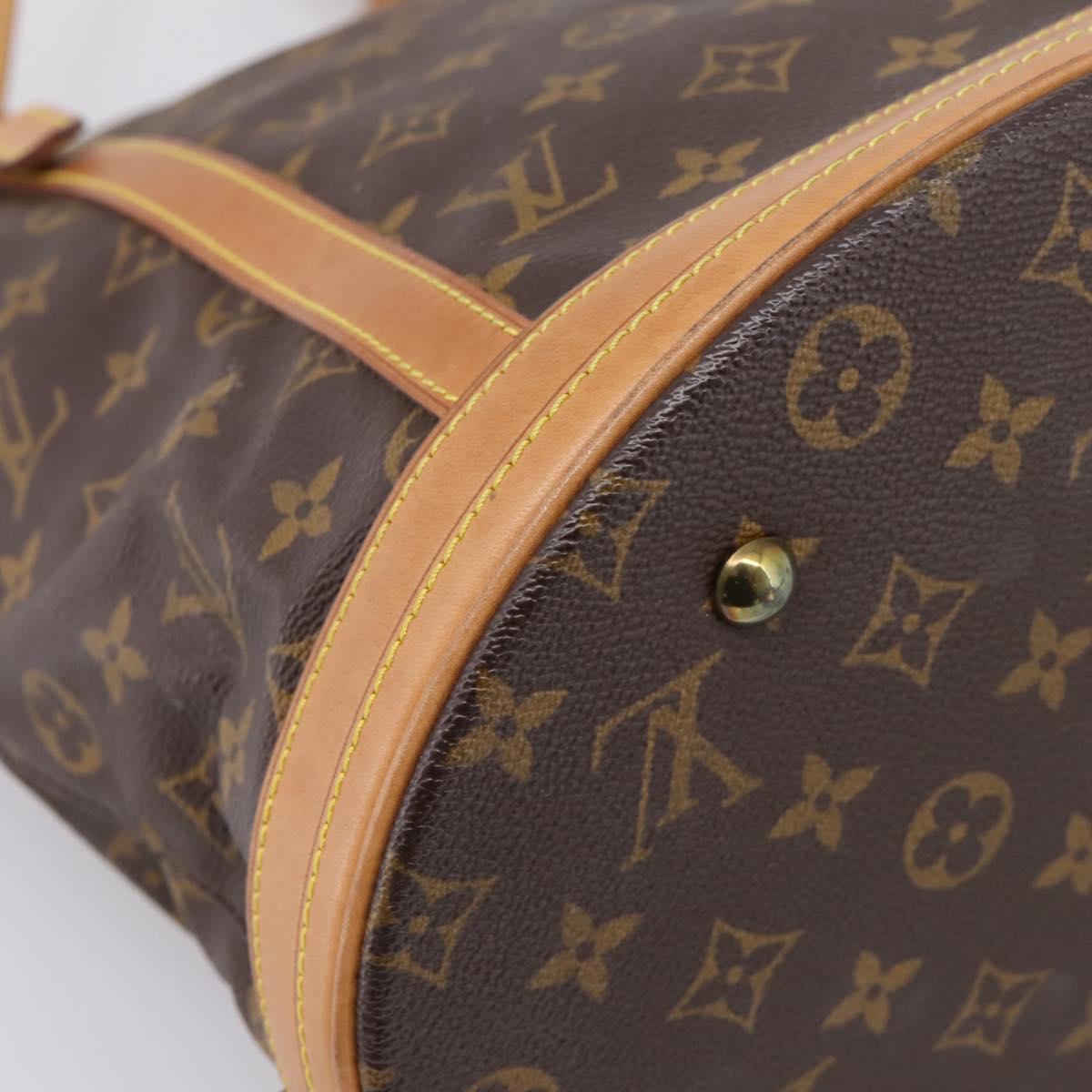 LOUIS VUITTON Monogram Bucket GM Shoulder Bag M42236 LV Auth 202456