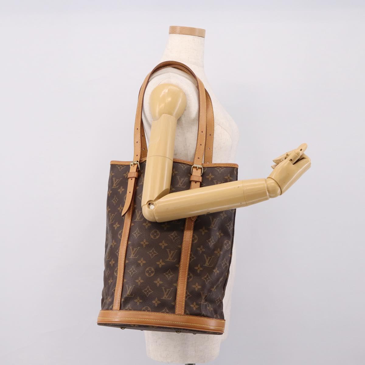 LOUIS VUITTON Monogram Bucket GM Shoulder Bag M42236 LV Auth 202456