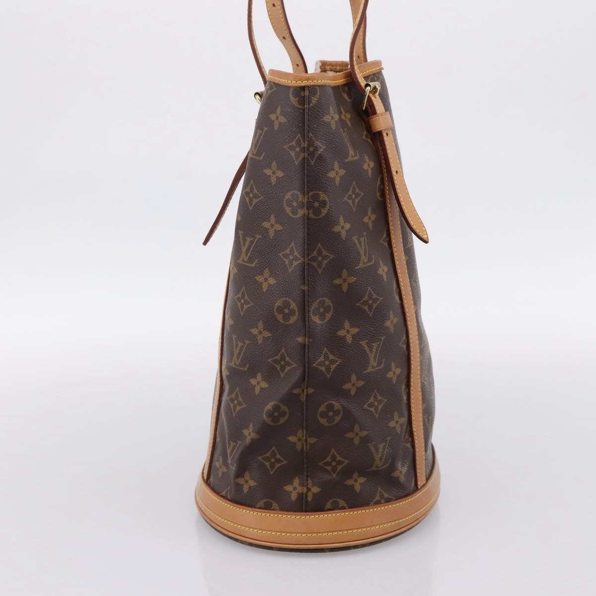 LOUIS VUITTON Monogram Bucket GM Shoulder Bag M42236 LV Auth 202456