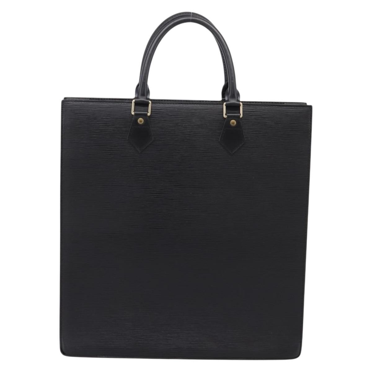 LOUIS VUITTON Epi Sac Plat Hand Bag Black M59082 LV Auth 202463