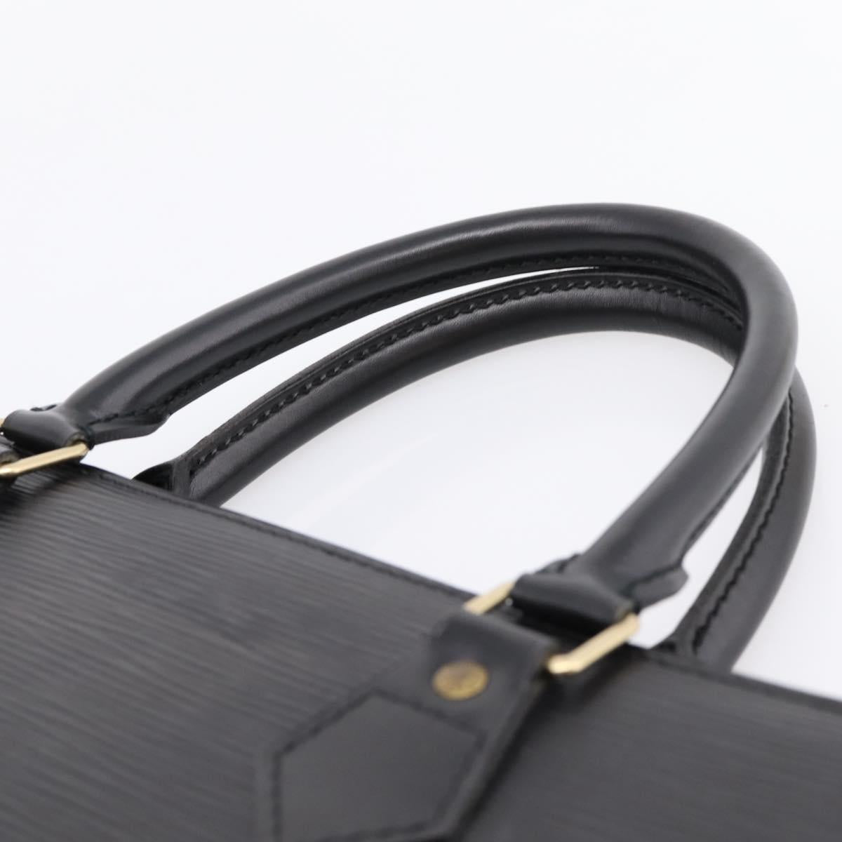 LOUIS VUITTON Epi Sac Plat Hand Bag Black M59082 LV Auth 202463