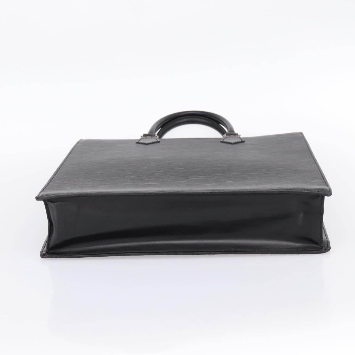 LOUIS VUITTON Epi Sac Plat Hand Bag Black M59082 LV Auth 202463