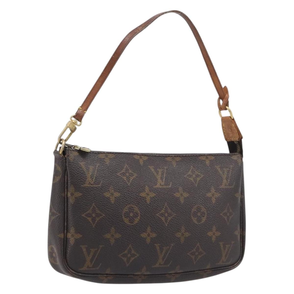 LOUIS VUITTON Monogram Pochette Accessoires Pouch M51980 LV Auth 202469