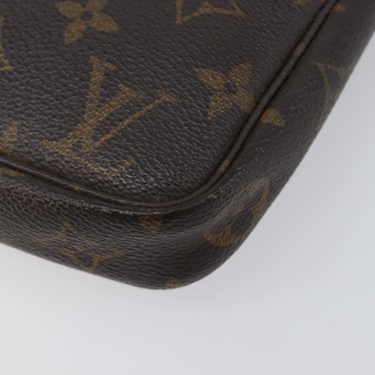 LOUIS VUITTON Monogram Pochette Accessoires Pouch M51980 LV Auth 202469
