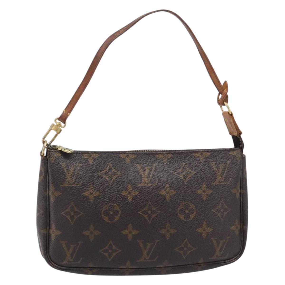 LOUIS VUITTON Monogram Pochette Accessoires Pouch M51980 LV Auth 202469