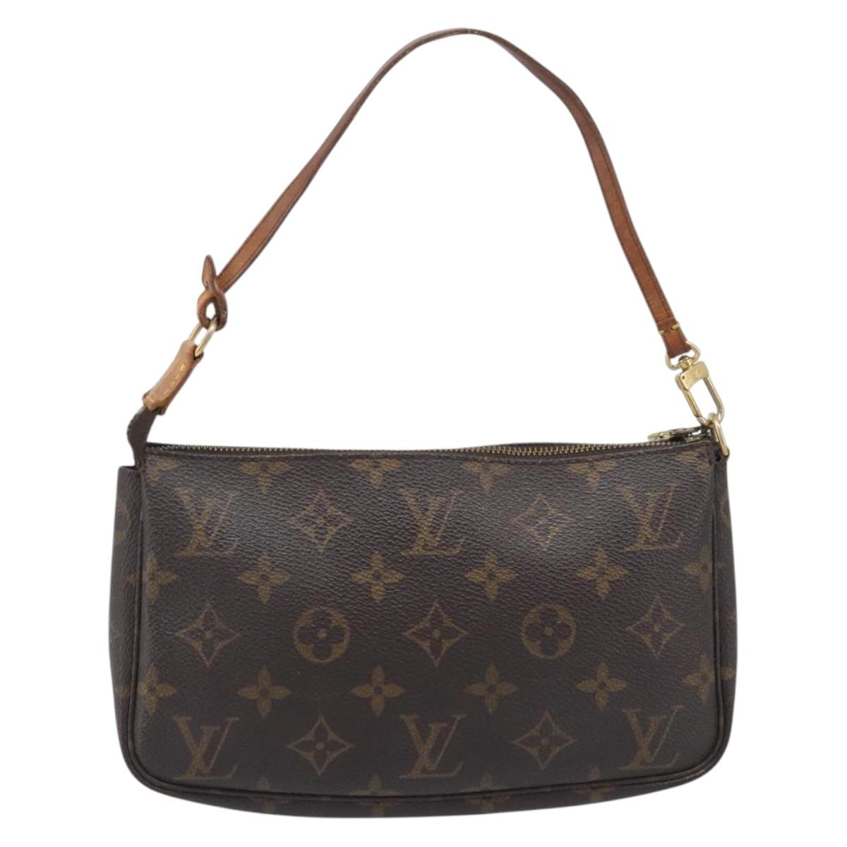 LOUIS VUITTON Monogram Pochette Accessoires Pouch M51980 LV Auth 202469