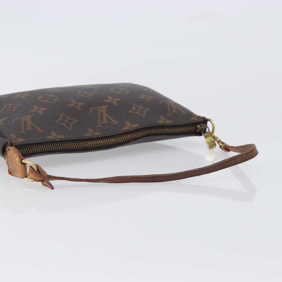 LOUIS VUITTON Monogram Pochette Accessoires Pouch M51980 LV Auth 202469