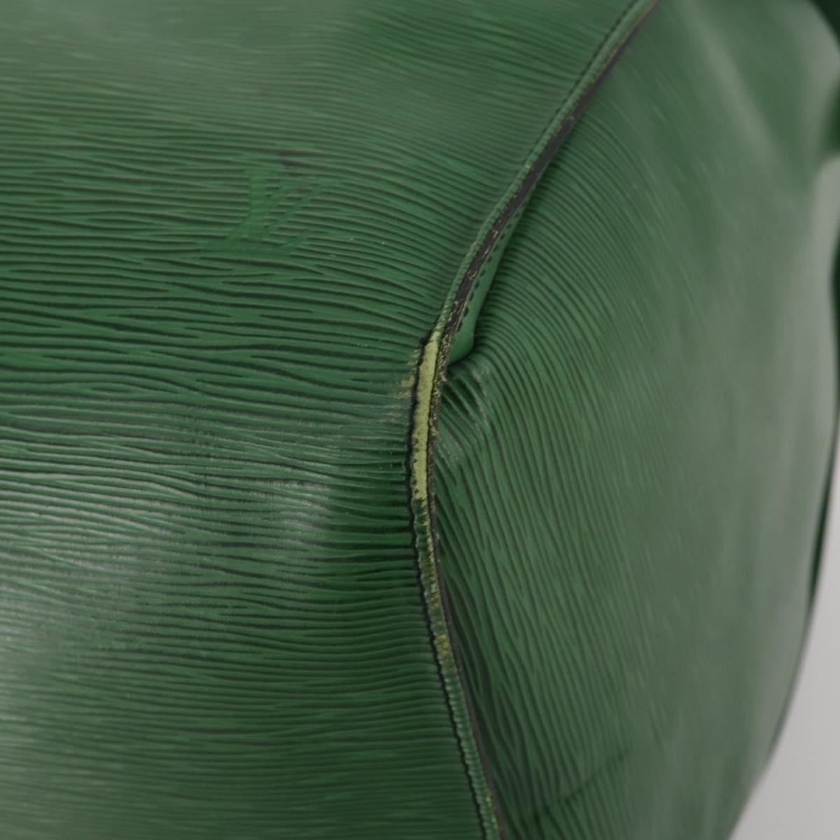 LOUIS VUITTON Epi Keepall 55 Boston Bag Green M42954 LV Auth 202475
