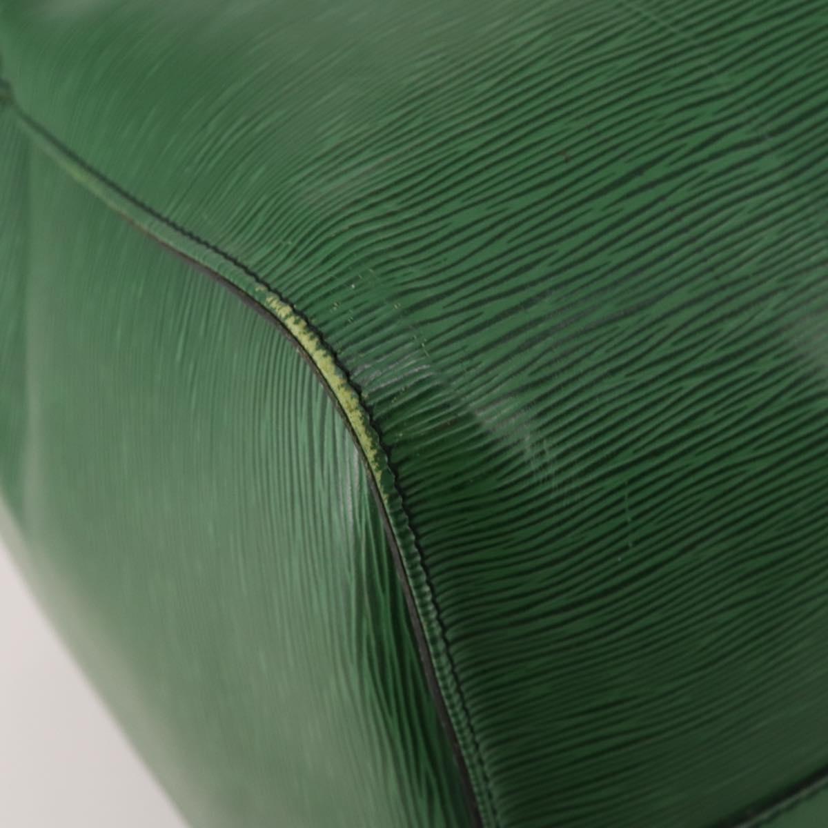 LOUIS VUITTON Epi Keepall 55 Boston Bag Green M42954 LV Auth 202475