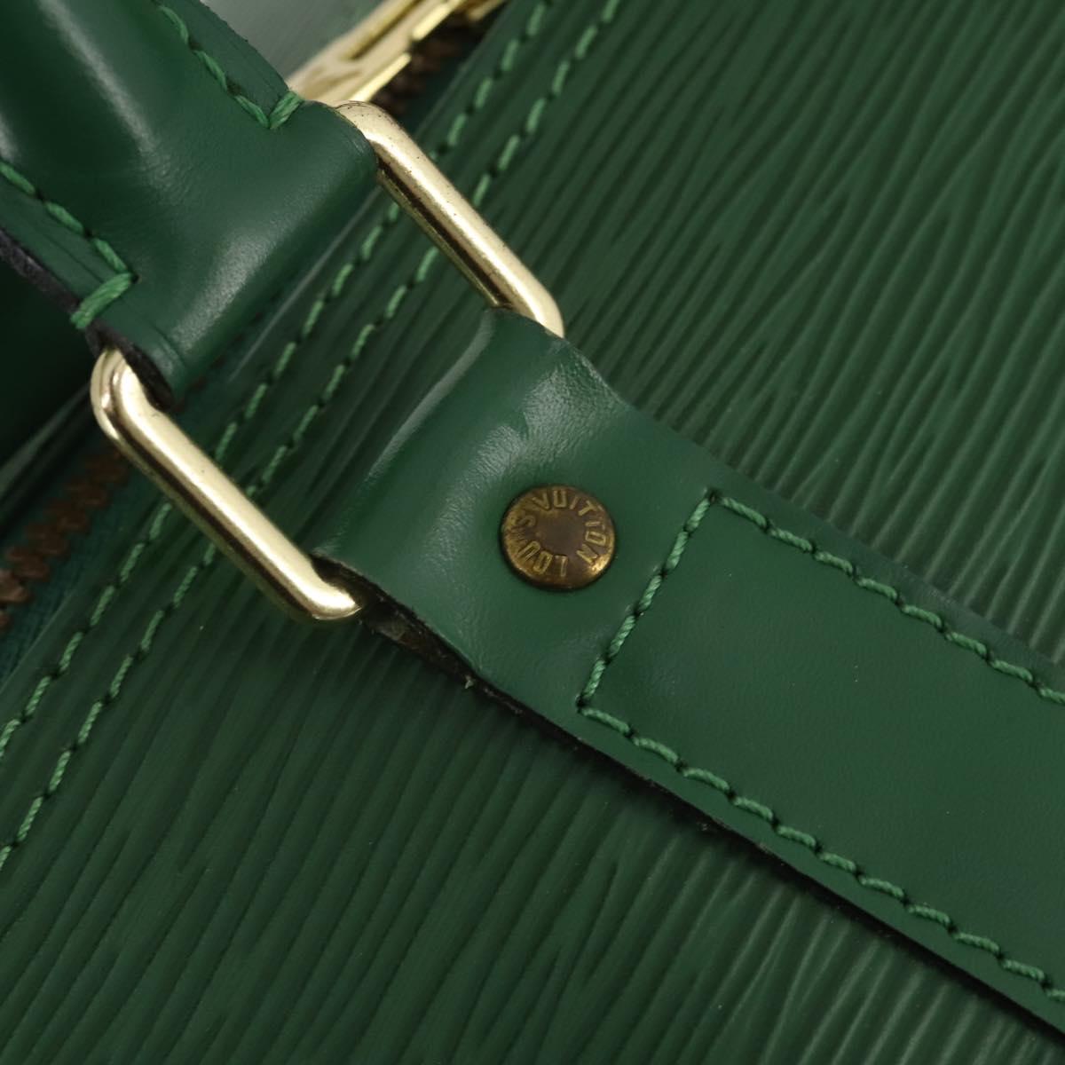 LOUIS VUITTON Epi Keepall 55 Boston Bag Green M42954 LV Auth 202476A