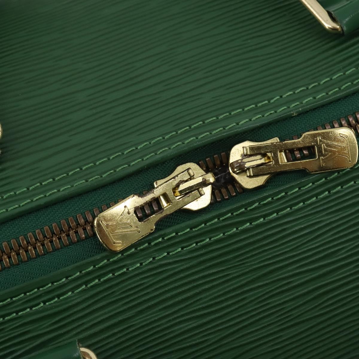 LOUIS VUITTON Epi Keepall 55 Boston Bag Green M42954 LV Auth 202476A
