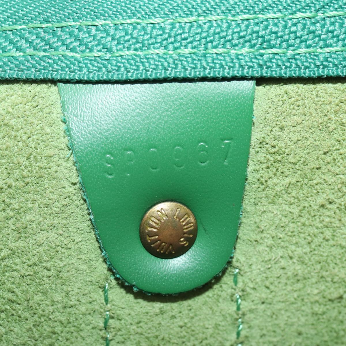 LOUIS VUITTON Epi Keepall 55 Boston Bag Green M42954 LV Auth 202476A