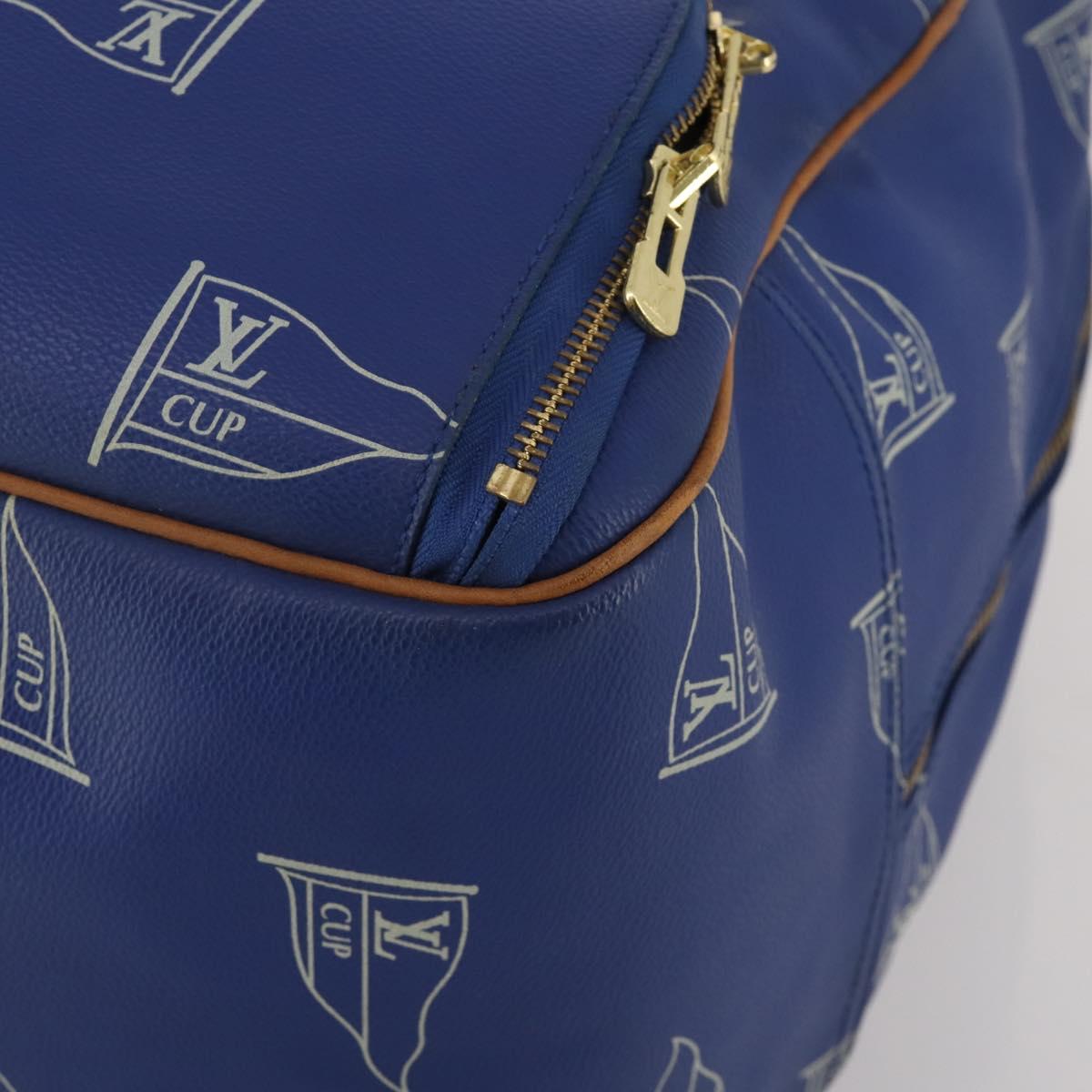 LOUIS VUITTON LV Cup Evasion Boston Bag Blue LV Auth 202477