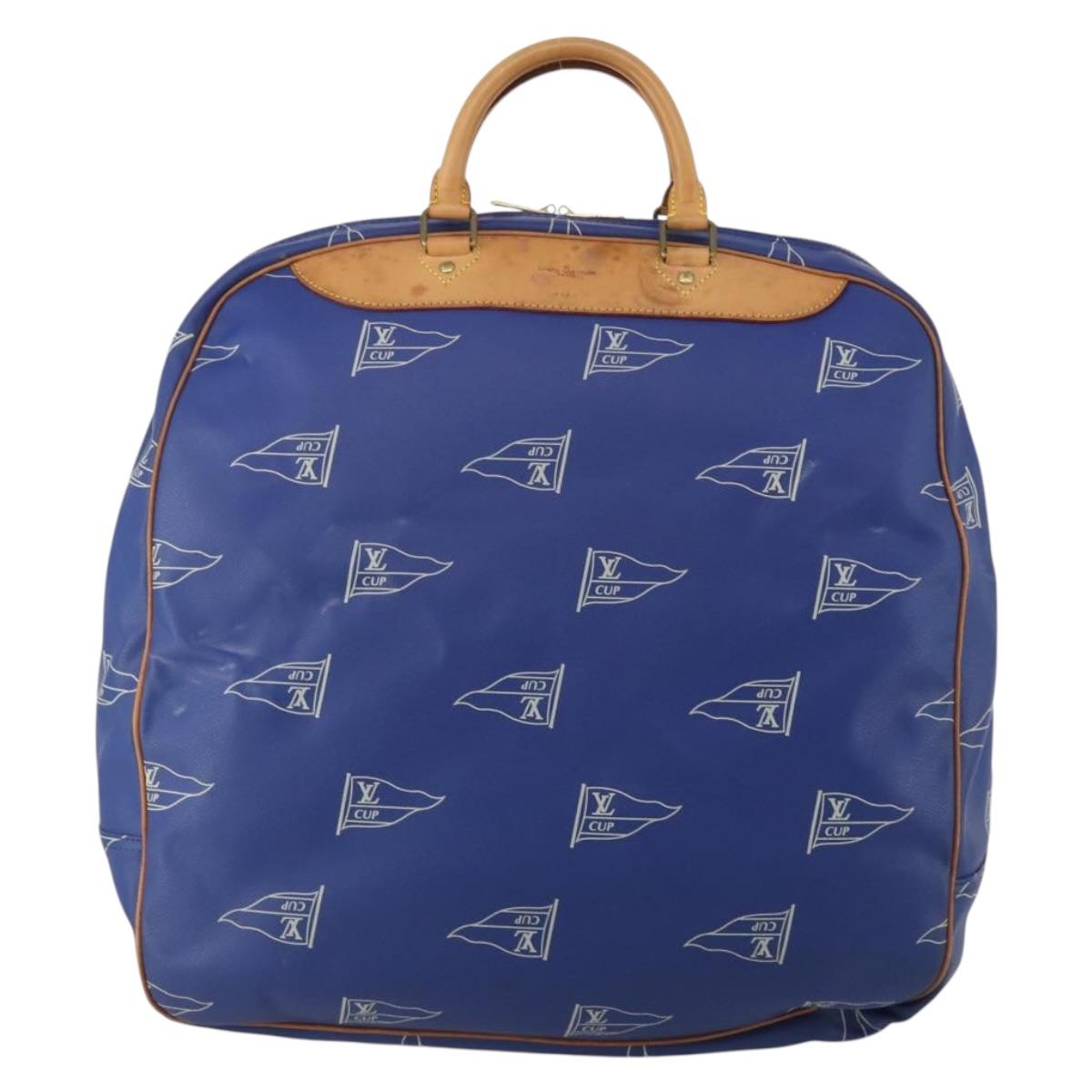 LOUIS VUITTON LV Cup Evasion Boston Bag Blue LV Auth 202477