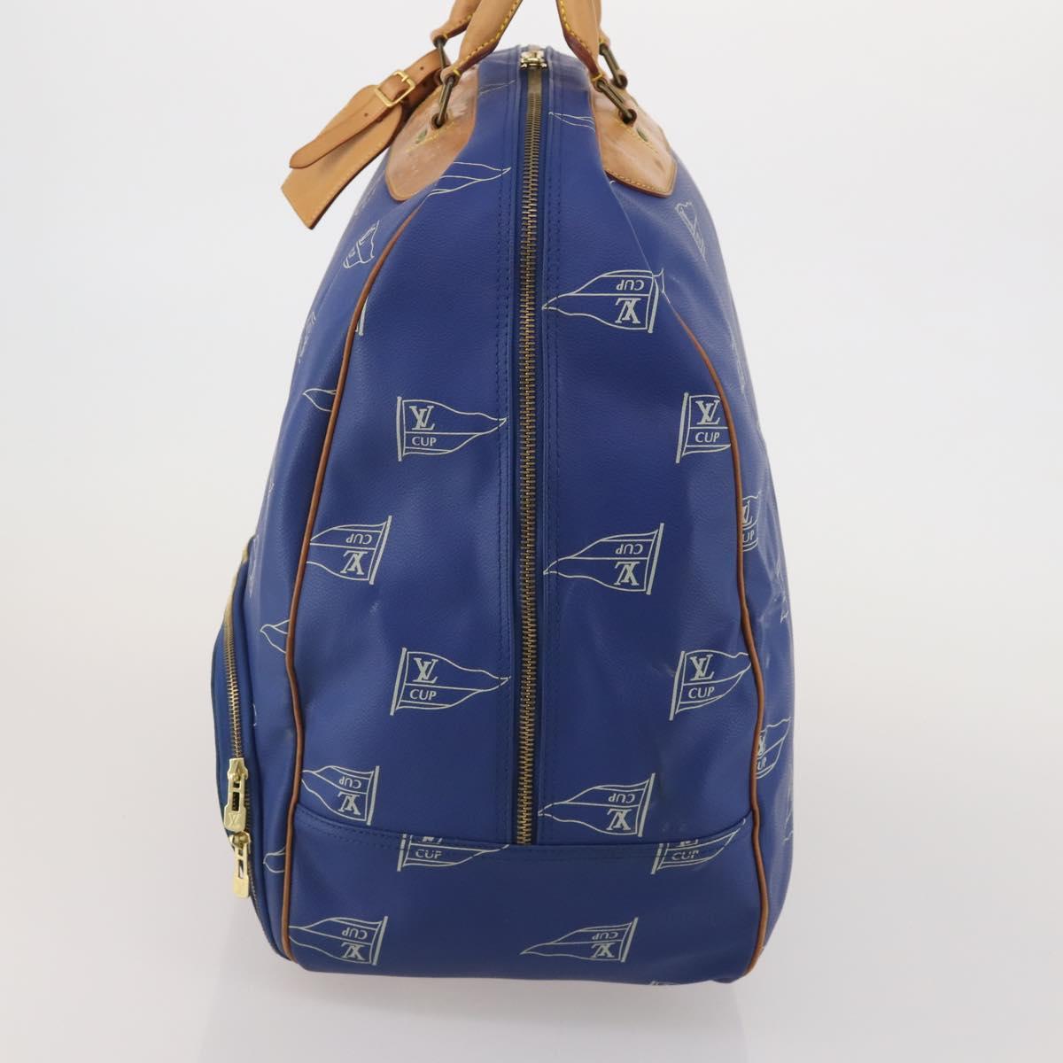 LOUIS VUITTON LV Cup Evasion Boston Bag Blue LV Auth 202477