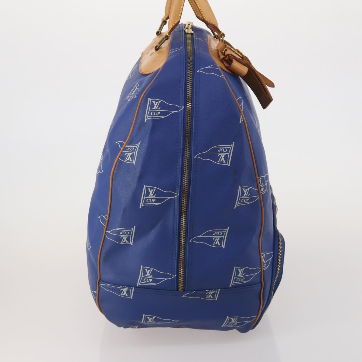 LOUIS VUITTON LV Cup Evasion Boston Bag Blue LV Auth 202477