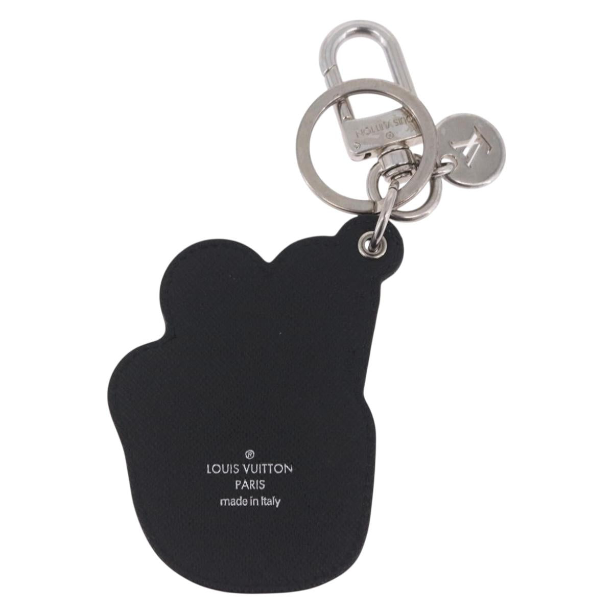 LOUIS VUITTON Porte Cles College LV League Peace Out Red M62753 LV Auth 202479A