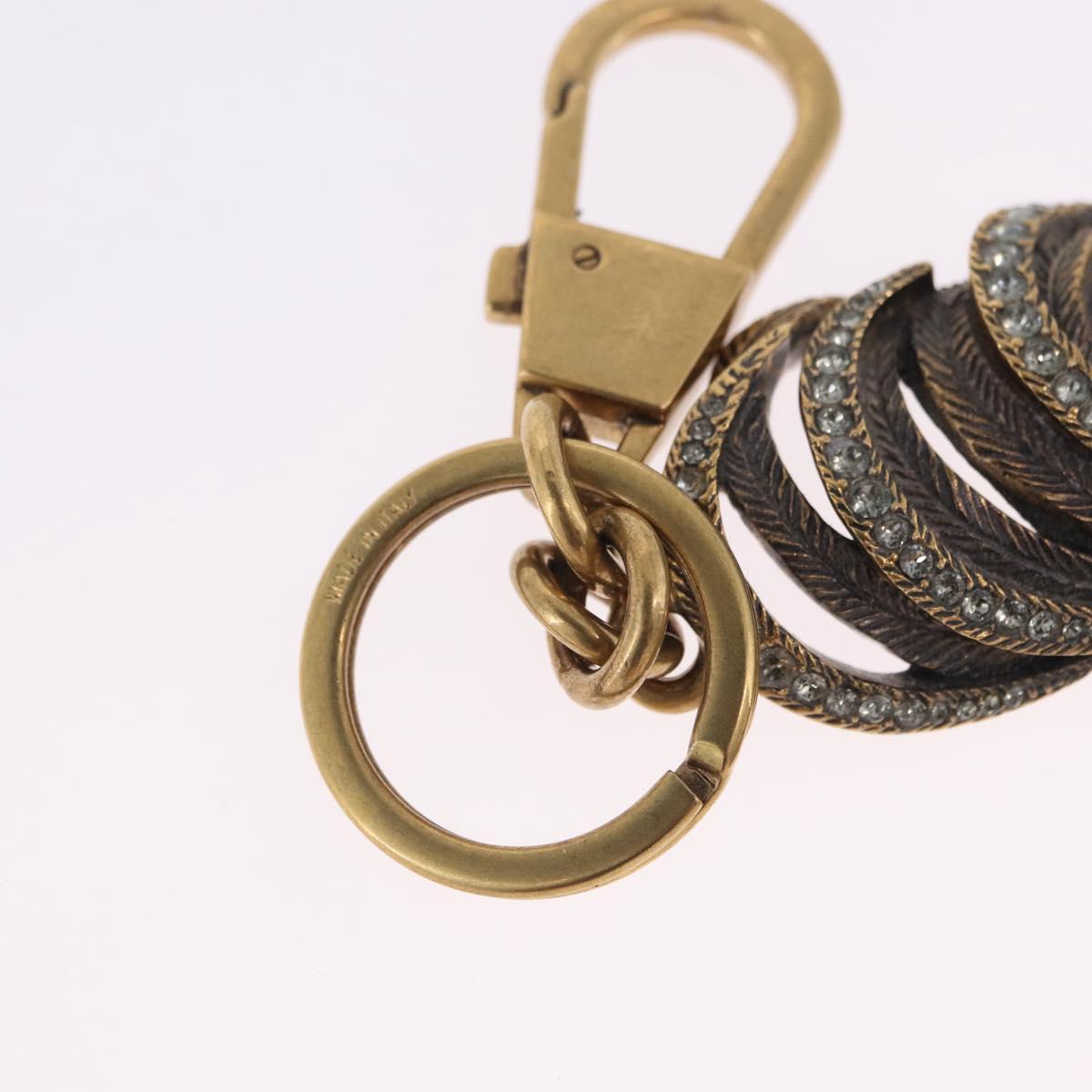 GUCCI Key Ring metal Gold Auth 202480A