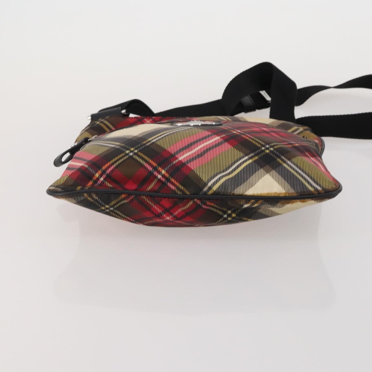 Vivienne Westwood Bag Nylon Leather Canvas 3 Set Black Beige Red Auth 202481